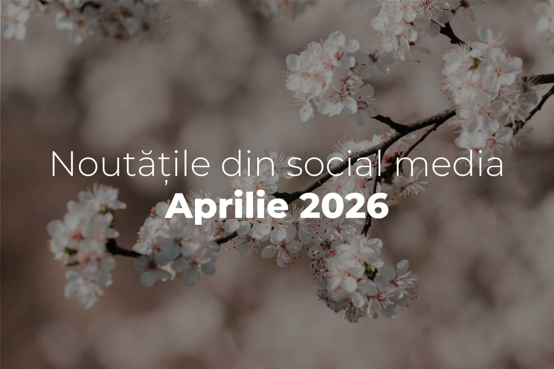 noutatile social media aprilie 2026